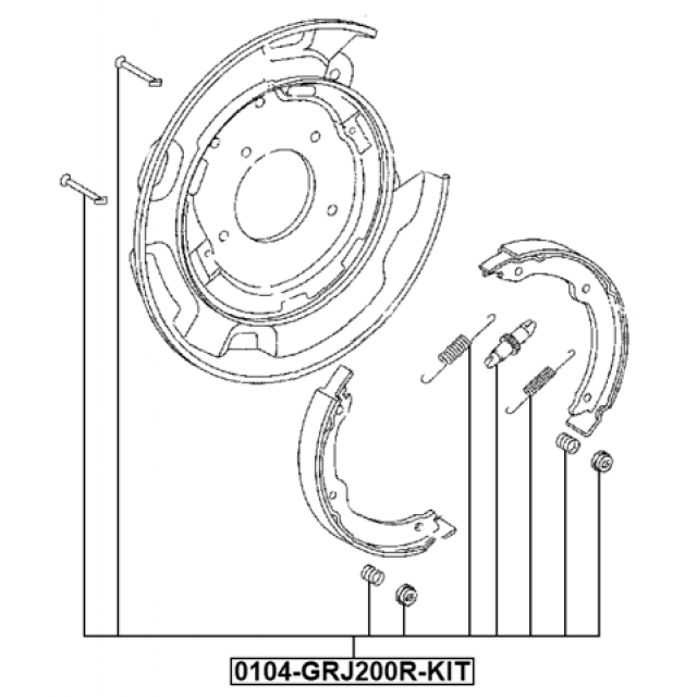 FEBEST 0104-GRJ200R-KIT