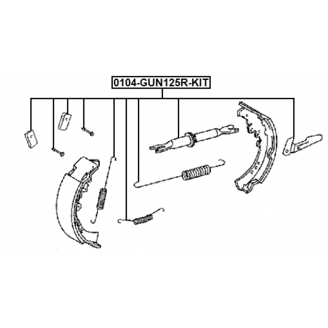 FEBEST 0104-GUN125R-KIT