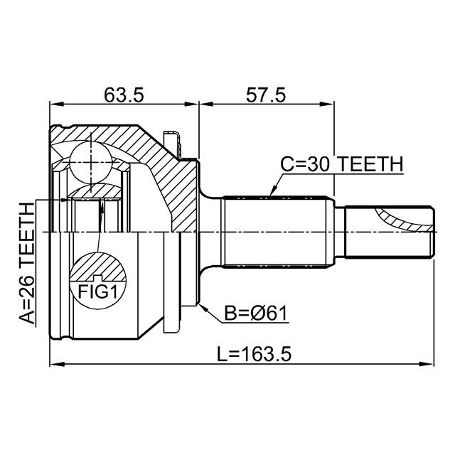FEBEST 0110-AXVH70