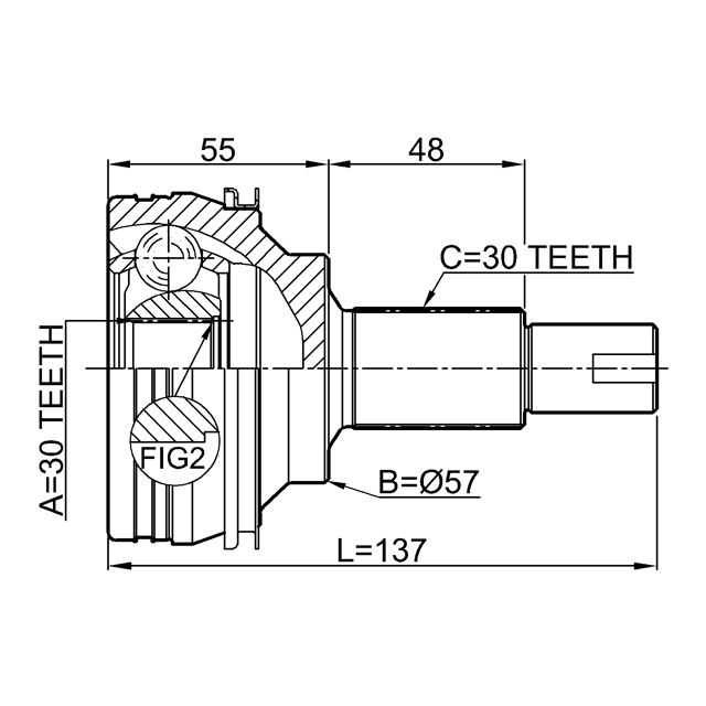 FEBEST 0110-GRX125