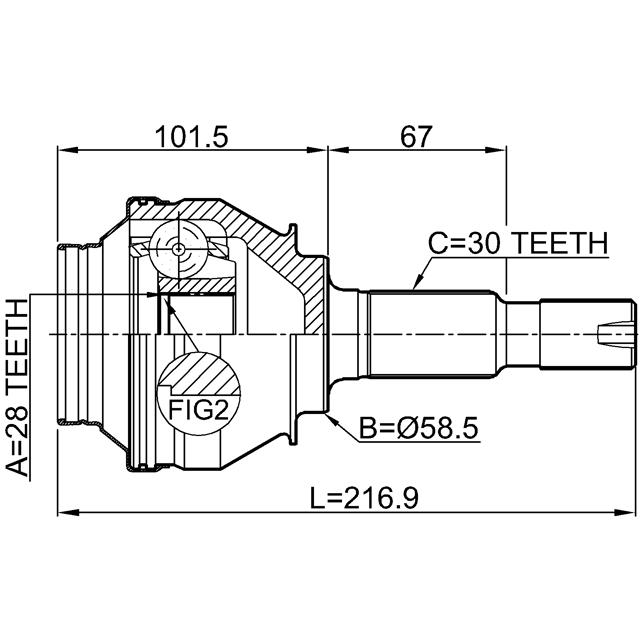 FEBEST 0110-GRX133R