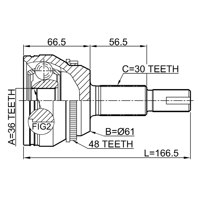 FEBEST 0110-GSX30A48