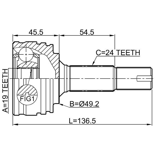 FEBEST 0110-KGB10