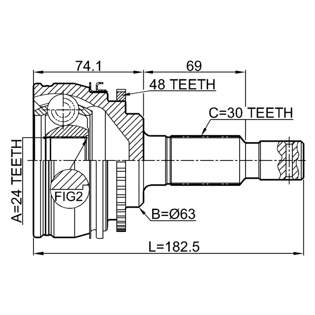 FEBEST 0110-KLH22A48R