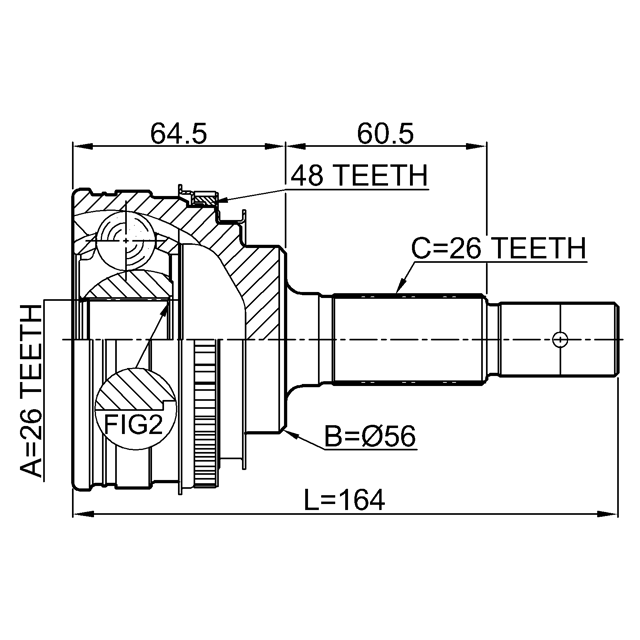 FEBEST 0110-MCU10A48R