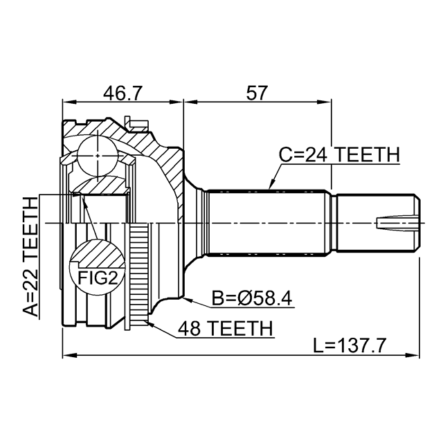 FEBEST 0110-NCP10A48