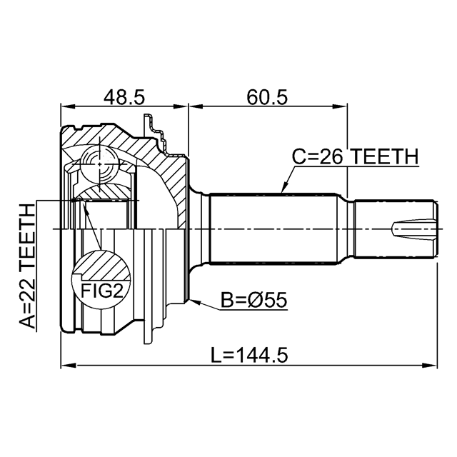 FEBEST 0110-NCP90