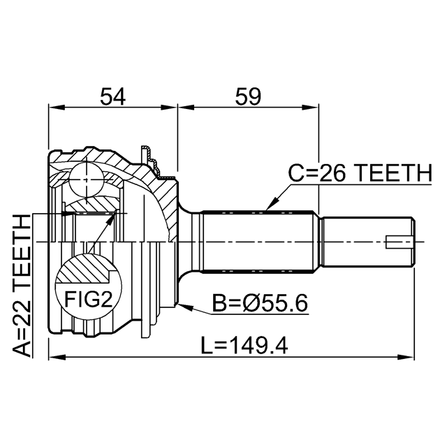FEBEST 0110-SCP90