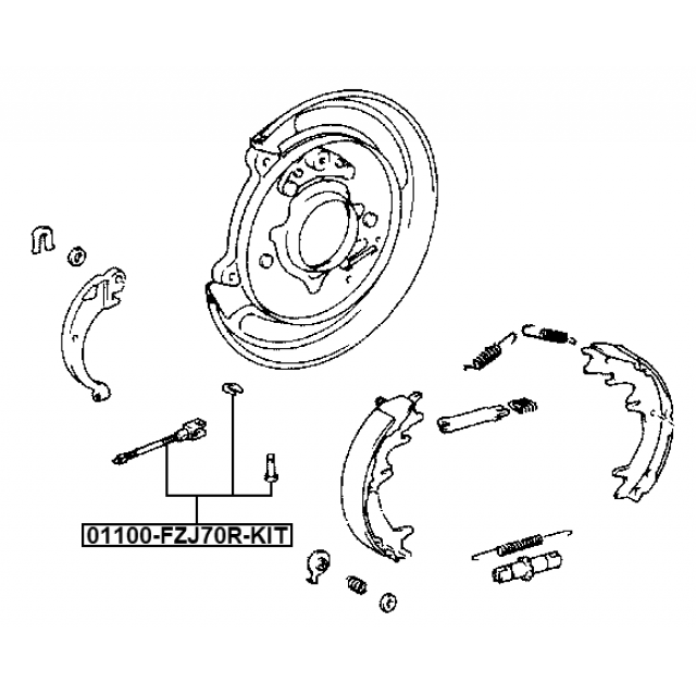 FEBEST 01100-FZJ70R-KIT