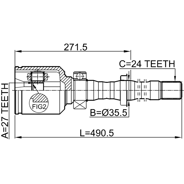 FEBEST 0111-ACA31RH