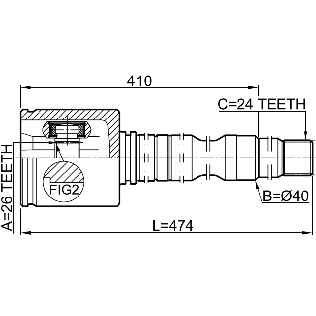 FEBEST 0111-ACV40RH