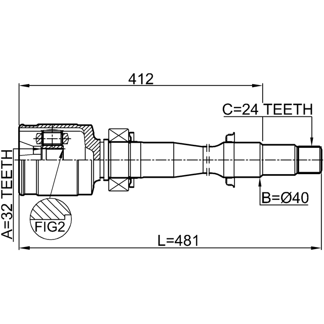 FEBEST 0111-ASV50RH