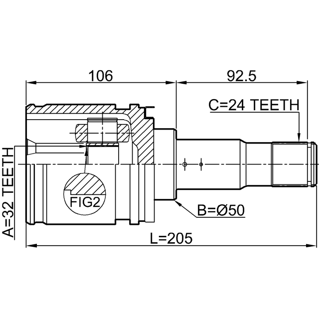 FEBEST 0111-CDT220LH99