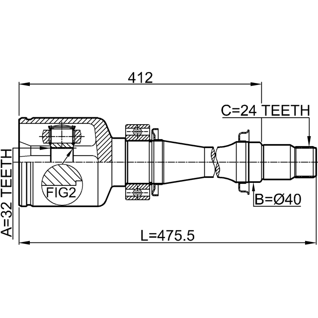 FEBEST 0111-CDT220RH