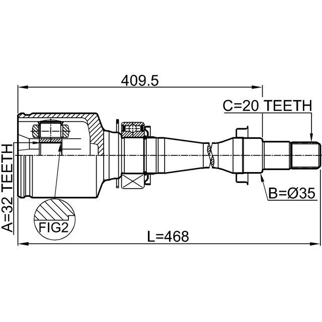 FEBEST 0111-CT220RH