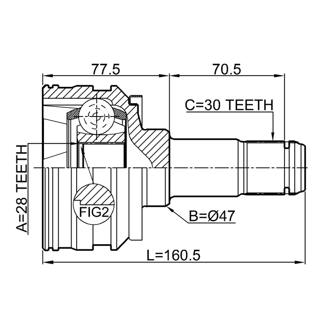 FEBEST 0111-GRX133R