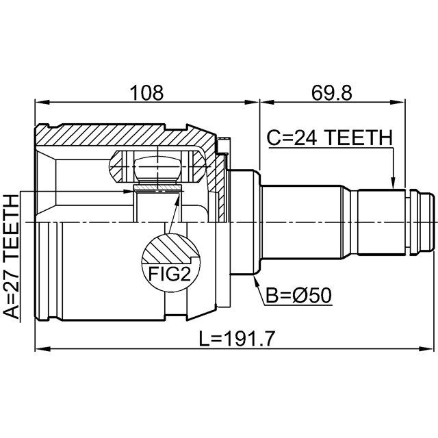 FEBEST 0111-GSL20LH