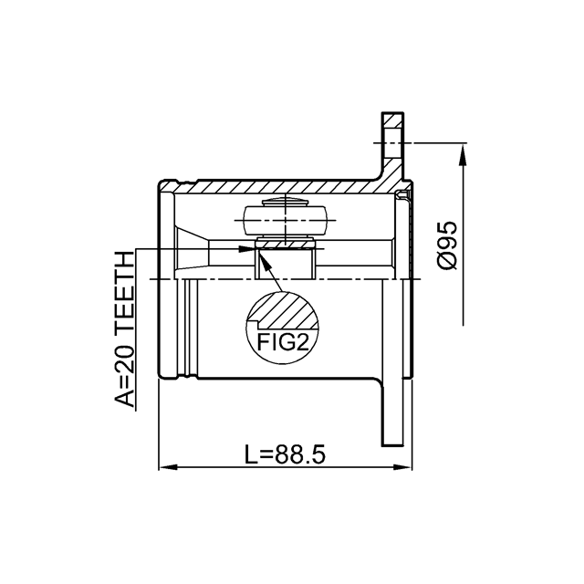 FEBEST 0111-MHU38R