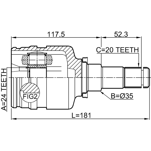 FEBEST 0111-NDE180RH