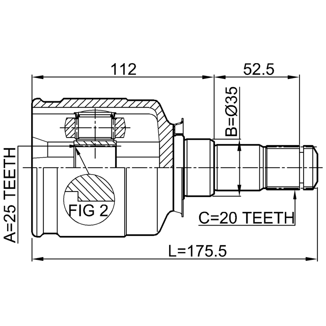 FEBEST 0111-ST215LH