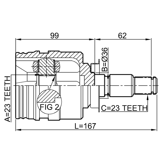 FEBEST 0111-SXA10RH