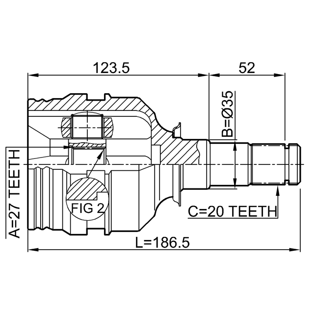 FEBEST 0111-SXV10LH