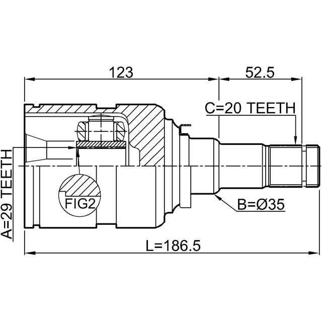 FEBEST 0111-ZZE132LH