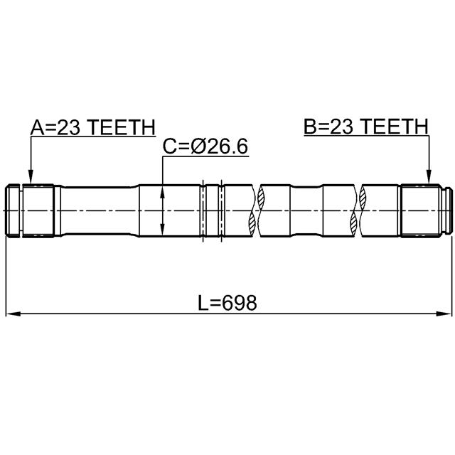 FEBEST 0112-ZZT251RH