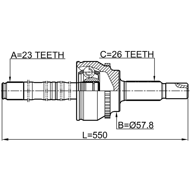 FEBEST 0114-ZZT251A48LH