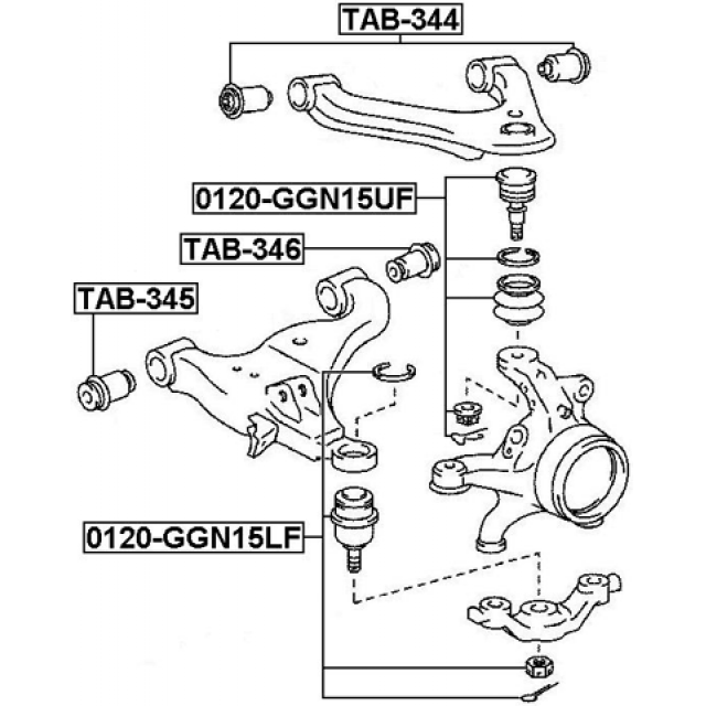 FEBEST 0120-GGN15UF