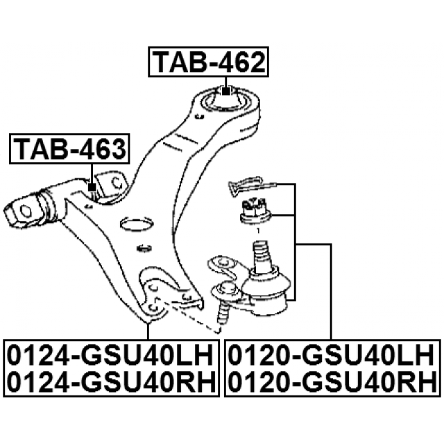 FEBEST 0120-GSU40RH