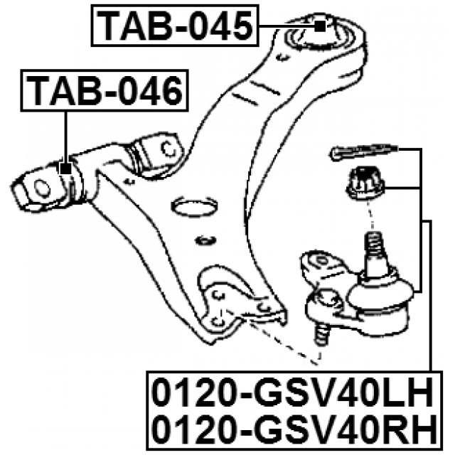 FEBEST 0120-GSV40RH