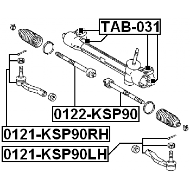 FEBEST 0121-KSP90RH