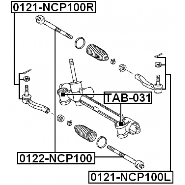FEBEST 0121-NCP100L