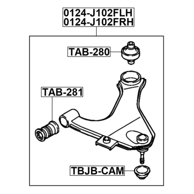 FEBEST 0124-J102FLH