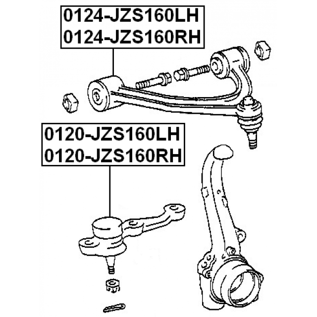 FEBEST 0124-JZS160RH