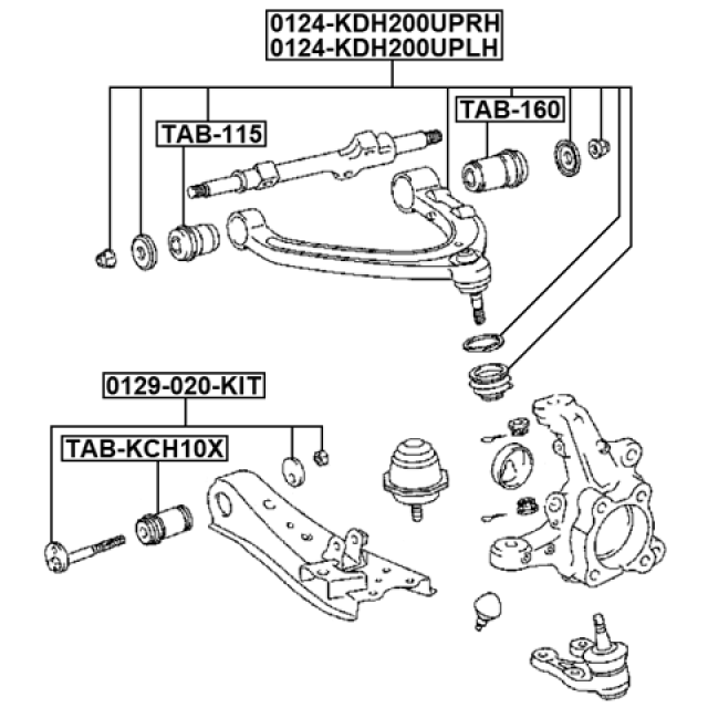FEBEST 0124-KDH200UPLH