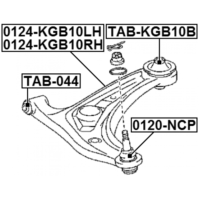 FEBEST 0124-KGB10RH