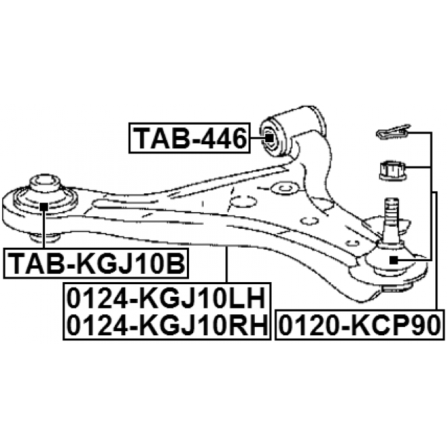 FEBEST 0124-KGJ10RH