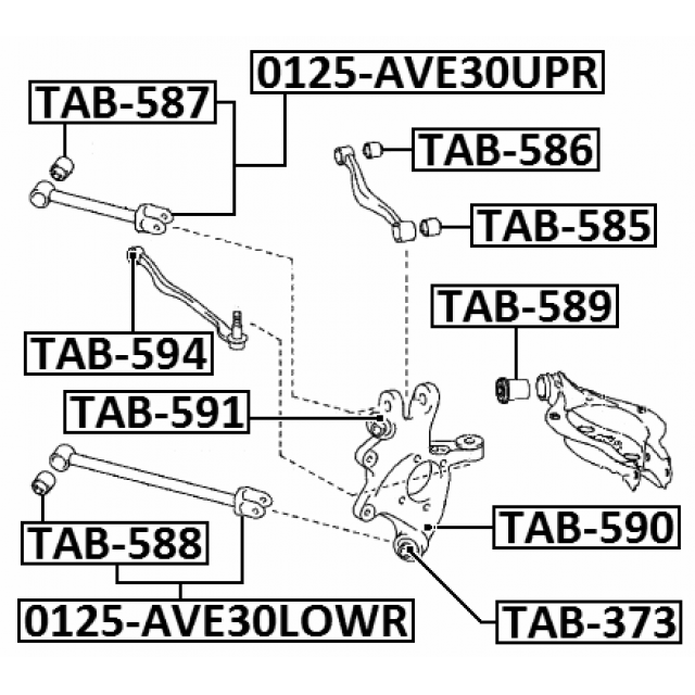 FEBEST 0125-AVE30LOWR