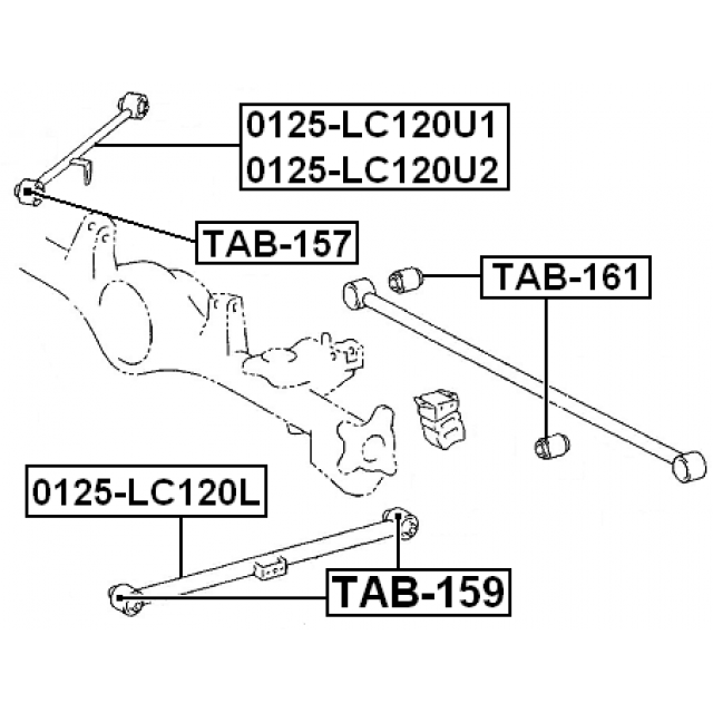 FEBEST 0125-LC120U2
