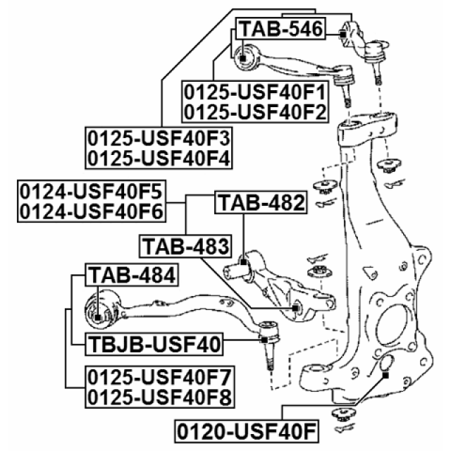 FEBEST 0125-USF40F3