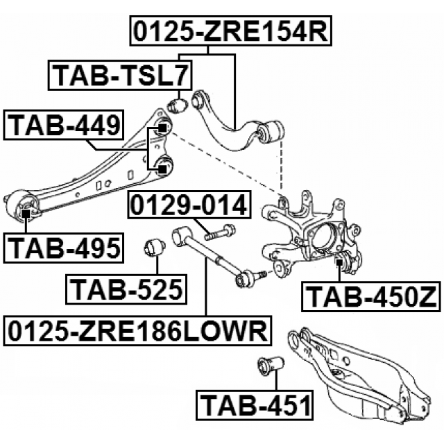 FEBEST 0125-ZRE154R