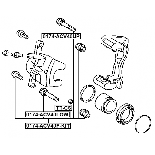 FEBEST 0174-ACV40F-KIT