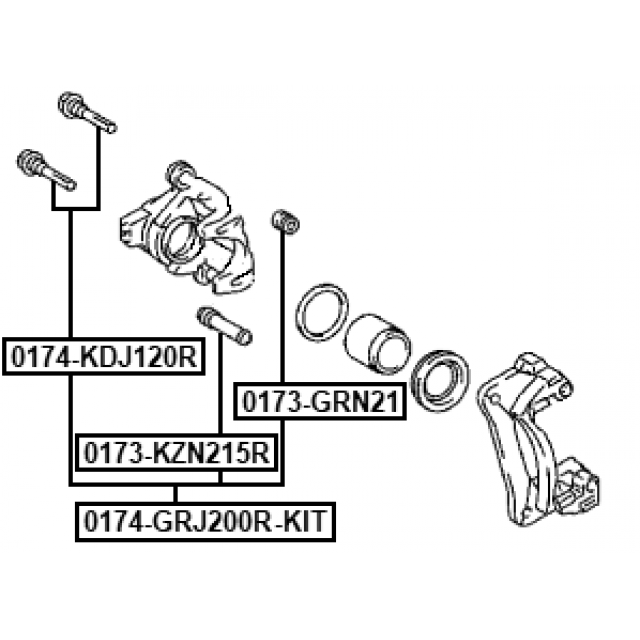 FEBEST 0174-GRJ200R-KIT