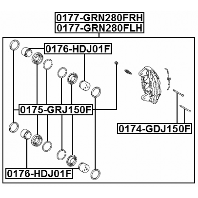 FEBEST 0175-GRJ150F