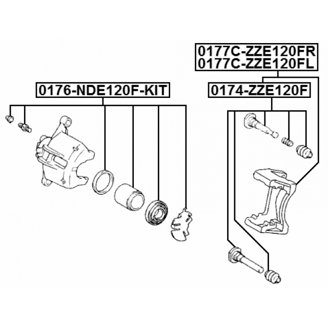 FEBEST 0176-NDE120F-KIT