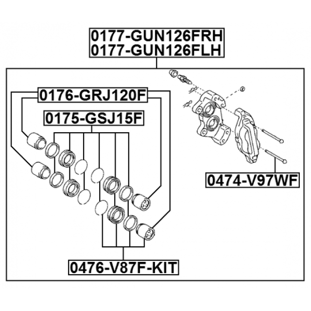 FEBEST 0177-GUN126FLH