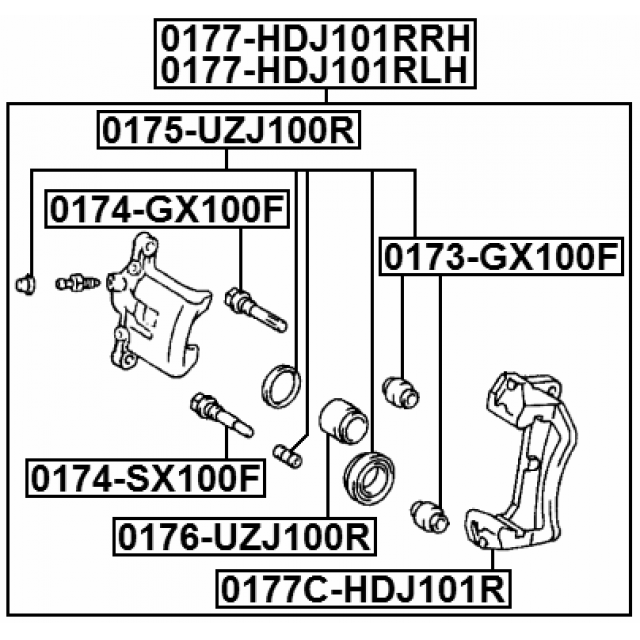 FEBEST 0177-HDJ101RLH