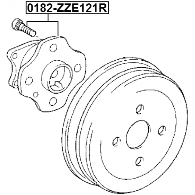 FEBEST 0182-ZZE121R